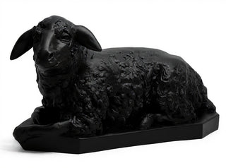 Sheep Right Statue - 17-inch