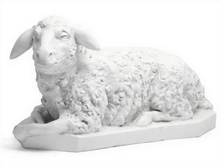 Sheep Right Statue - 17-inch