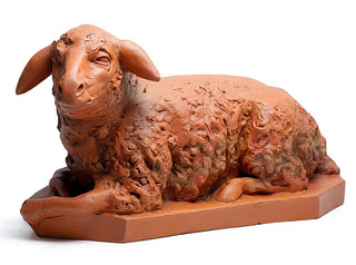 Sheep Right Statue - 17-inch