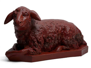Sheep Right Statue - 17-inch
