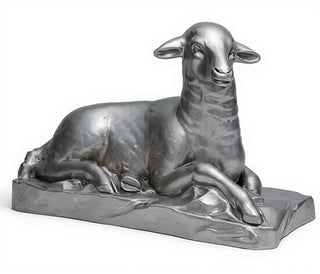 Sheep Right Statue - 17-inch