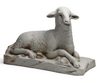 Sheep Right Statue - 17-inch