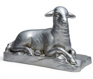 Sheep Right Statue - 17-inch