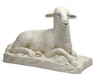 Sheep Right Statue - 17-inch