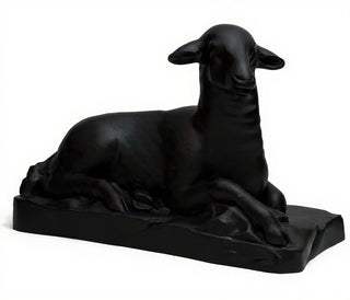 Sheep Right Statue - 17-inch