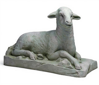 Sheep Right Statue - 17-inch