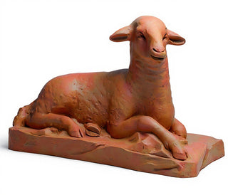 Sheep Right Statue - 17-inch