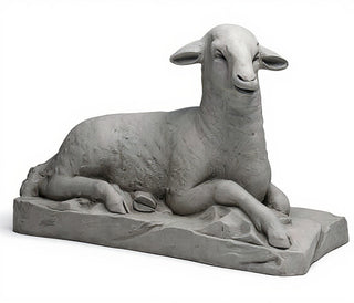 Sheep Right Statue - 17-inch