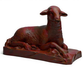 Sheep Right Statue - 17-inch