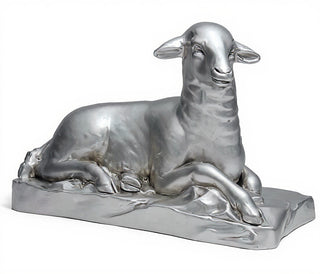 Sheep Right Statue - 17-inch