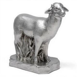 Sheep Right Statue - 17-inch