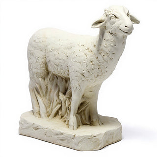 Sheep Right Statue - 17-inch