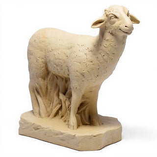 Sheep Right Statue - 17-inch