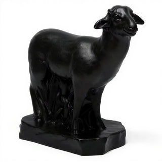Sheep Right Statue - 17-inch