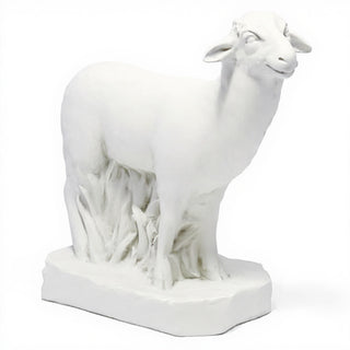 Sheep Right Statue - 17-inch