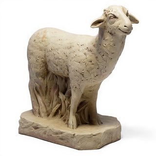 Sheep Right Statue - 17-inch