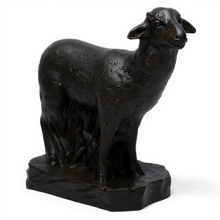 Sheep Right Statue - 17-inch