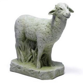 Sheep Right Statue - 17-inch