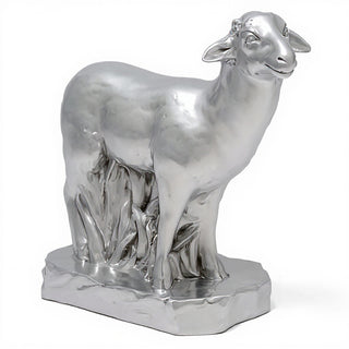 Sheep Right Statue - 17-inch
