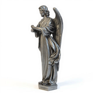 Angel for Lantern Statue - 48-inch — Aged Silver finish