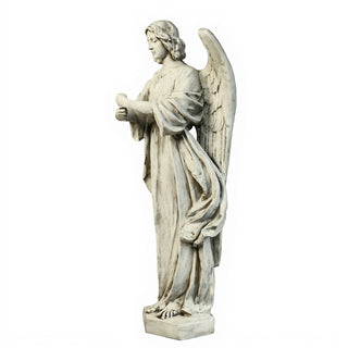 Angel for Lantern Statue - 48-inch — Antique White finish