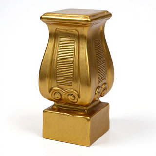 Citti Pedestal - 27.5-inch — Antique Gold finish