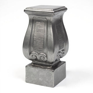 Citti Pedestal - 27.5-inch — Aged Silver finish