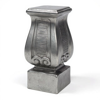 Citti Pedestal - 27.5-inch — Antique Silver finish