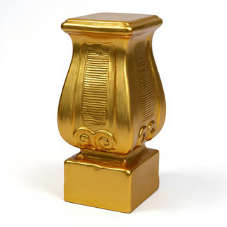 Citti Pedestal - 27.5-inch — Deep Gold finish