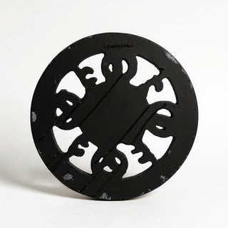 Theatre Rosette Wall Decor — Dusted Black finish