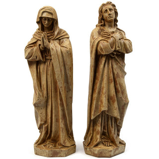 The Crucifixion with Mary and John — Gothic Stone finish