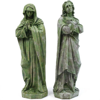 The Crucifixion with Mary and John — Mossy Green finish
