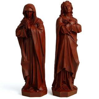 The Crucifixion with Mary and John — Rust finish