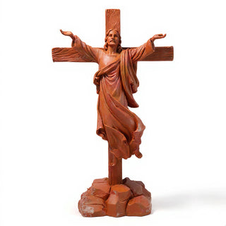 Risen Christ Cross - 49-inch — Metro finish