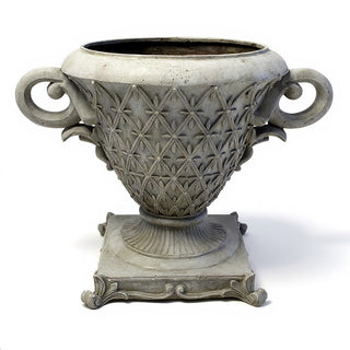 Crimson Urn Planter — Antique Stone finish
