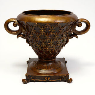 Crimson Urn Planter — Bronze finish
