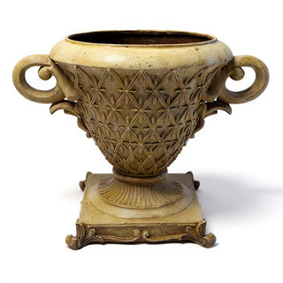 Crimson Urn Planter — Gothic Stone finish