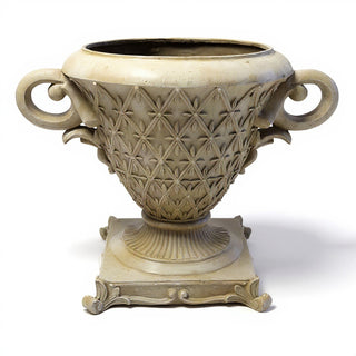 Crimson Urn Planter — Museum Terracotta finish