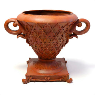 Crimson Urn Planter — Metro finish
