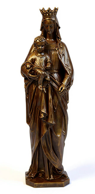 Madonna & Child Medieval Statue - 58-inch
