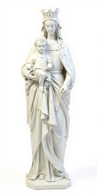 Madonna & Child Medieval Statue - 58-inch