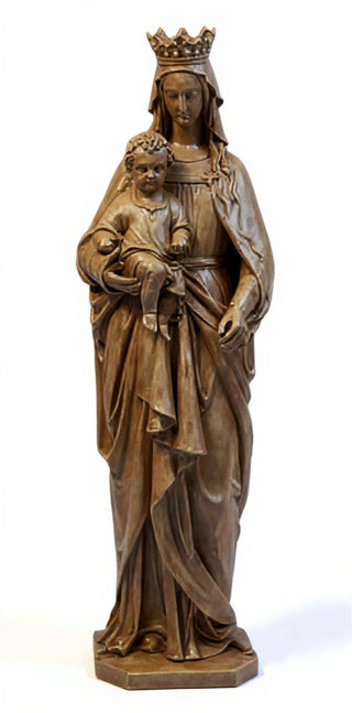 Madonna & Child Medieval Statue - 58-inch