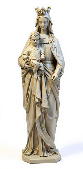 Madonna & Child Medieval Statue - 58-inch