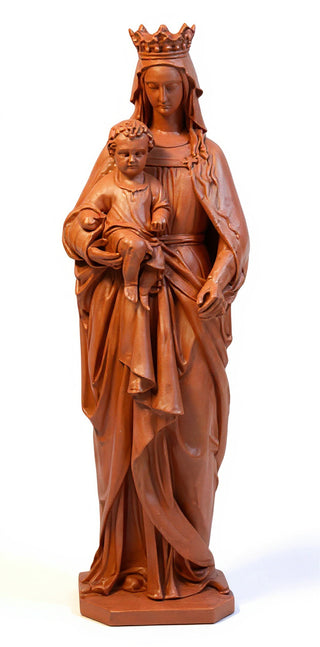 Madonna & Child Medieval Statue - 58-inch