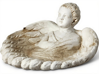 Angel Birdbath 22 W Statue - 11-inch