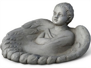 Angel Birdbath 22 W Statue - 11-inch