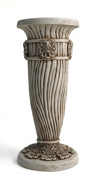Lina Pedestal - 30-inch — Antique Stone finish