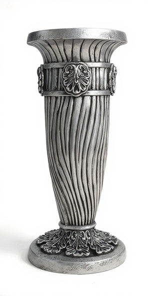 Lina Pedestal - 30-inch — Antique Silver finish