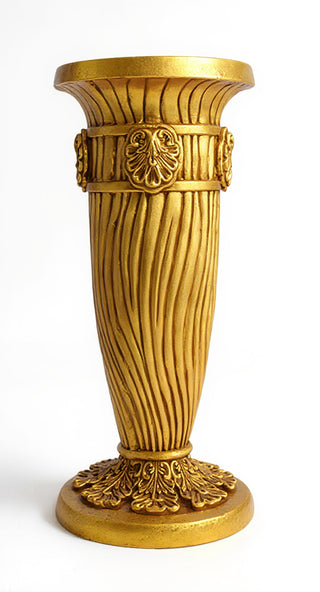Lina Pedestal - 30-inch — Deep Gold finish