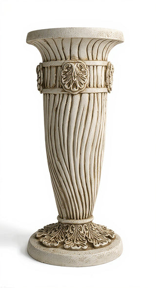 Lina Pedestal - 30-inch — Museum Terracotta finish